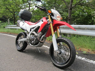 Crf250lをモタード化