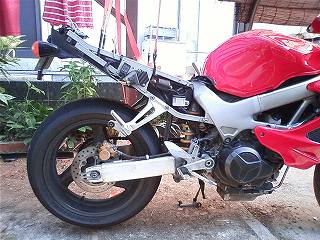 VTR250 リア廻り