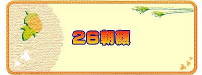 26朝顔