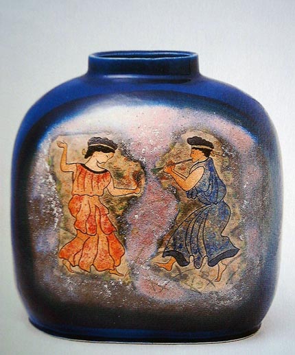 山本潯陽作　置物 山本潯陽作 置物